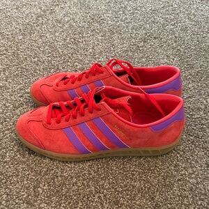 Adidas Red and Purple Casual Shoes